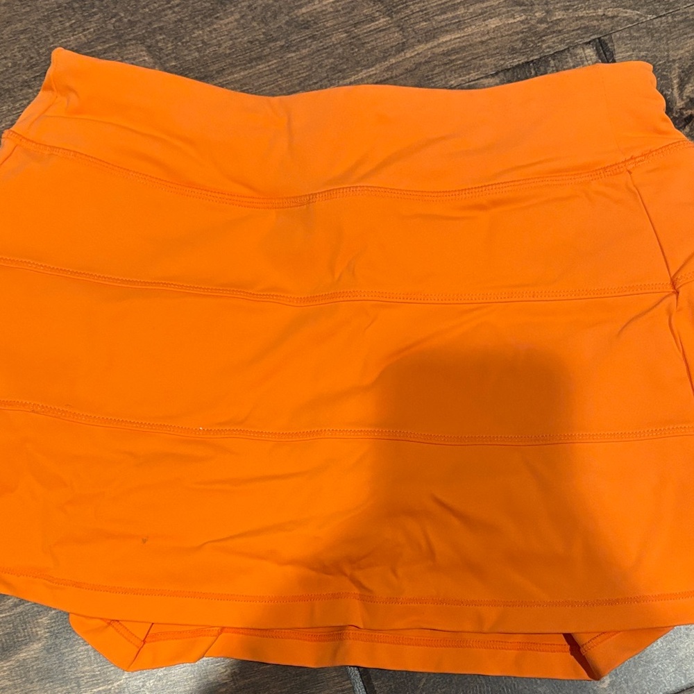 Vibrant Orange Skort